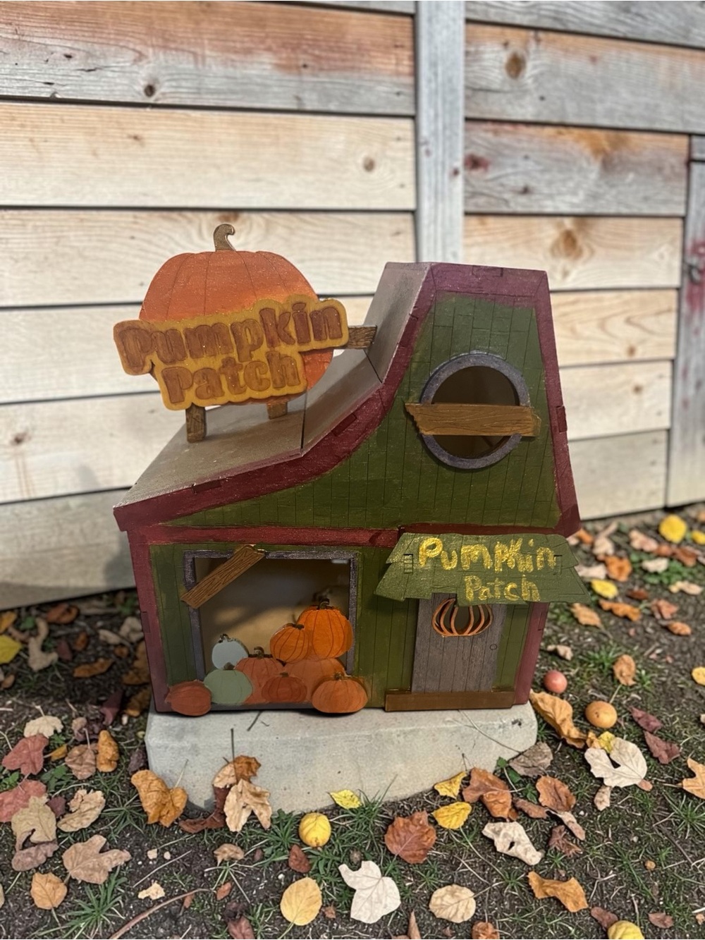 Pumpkin Patch LED Decorative Fall House - your choice